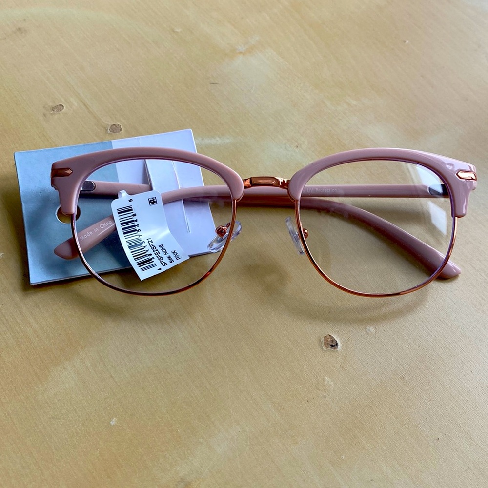 Nordstrom Non-Prescription Glasses in Pink (NWT)